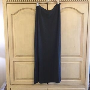 Elegant Women’s Gray Maxi Skirt Size L